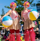 Aussie Beach Babes on Stilts